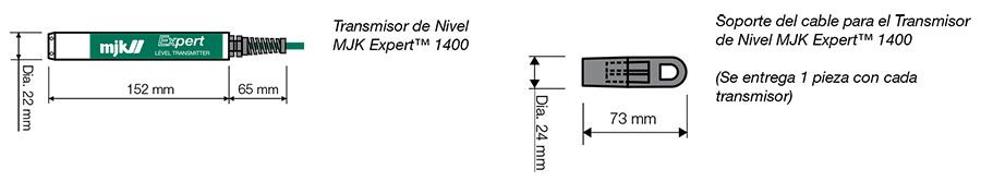 Almacenaje de Nivel MJK Expert™ Log 1400 dimensiones