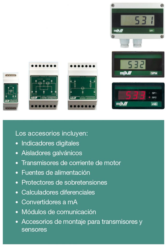 Tomamuestras MJK 780 accesorios